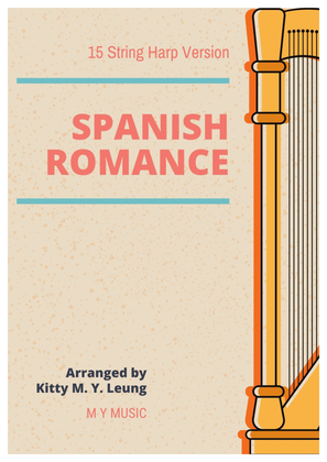 Book cover for Spanish Romance - 15 String Harp