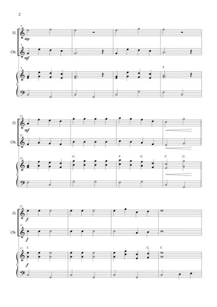 Jingle bells (Flute and Oboe) Chords image number null