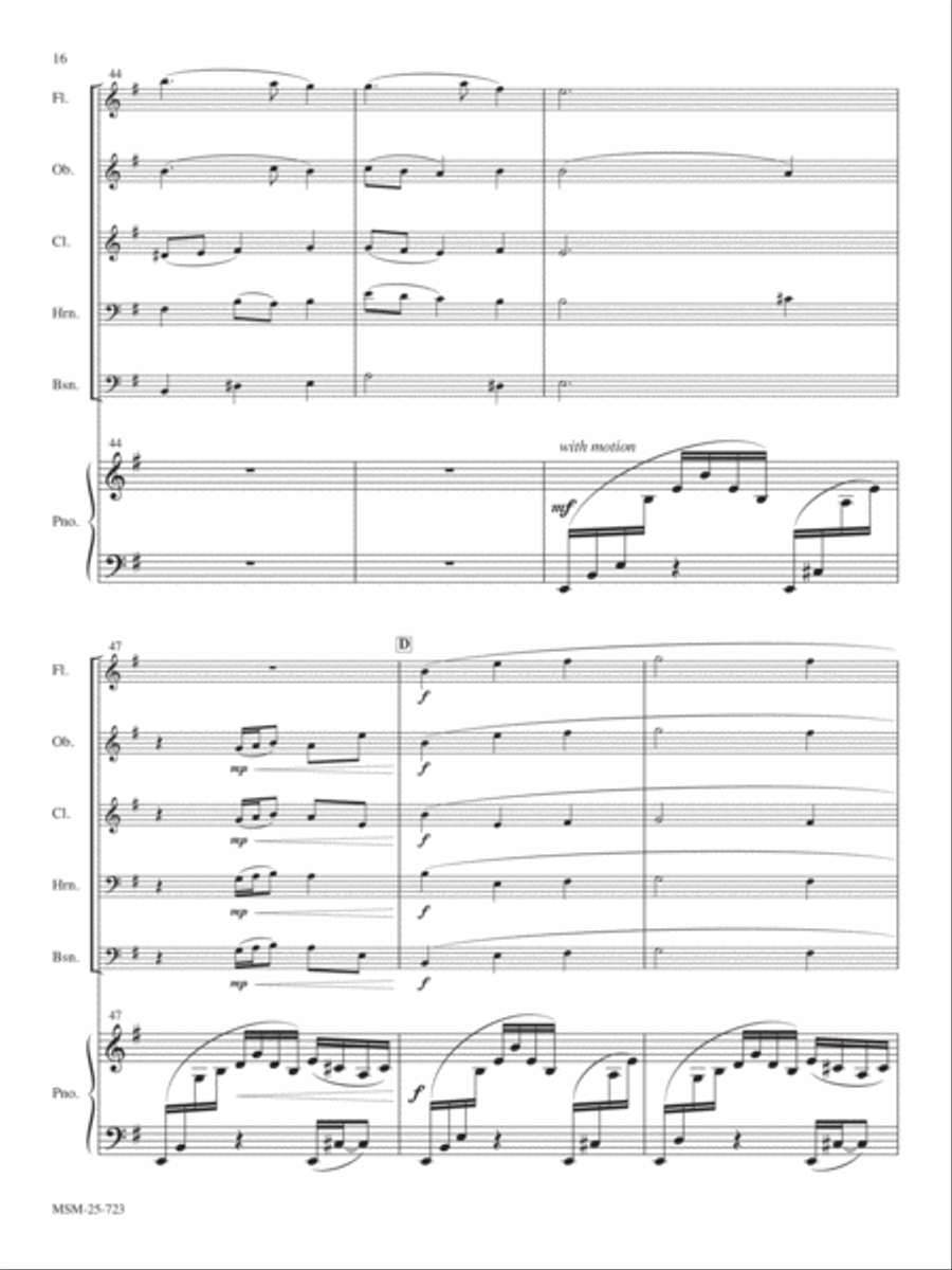 If You But Trust Woodwind Quintet scores gallery preview page 6