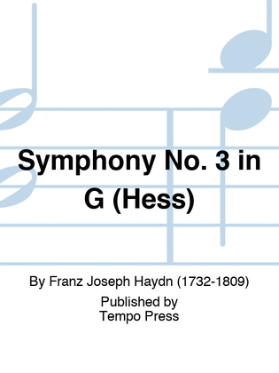 Symphony No. 3 in G (Hess)