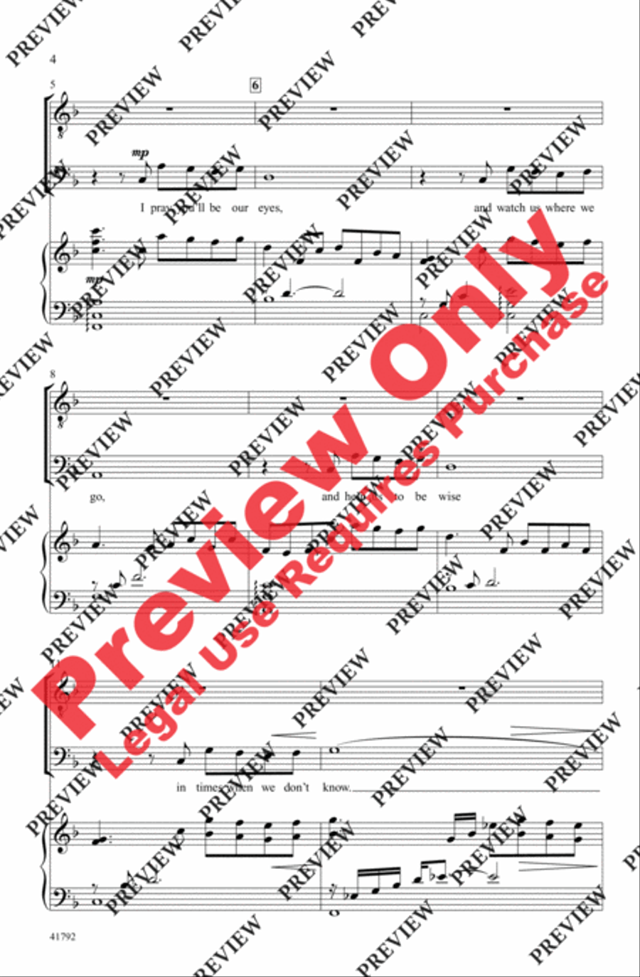 The Prayer The Prayer Men's Choir scores gallery preview page 15