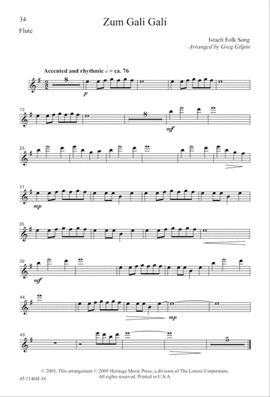We Sing the World Around We Sing the World Around Choir scores gallery preview page 34