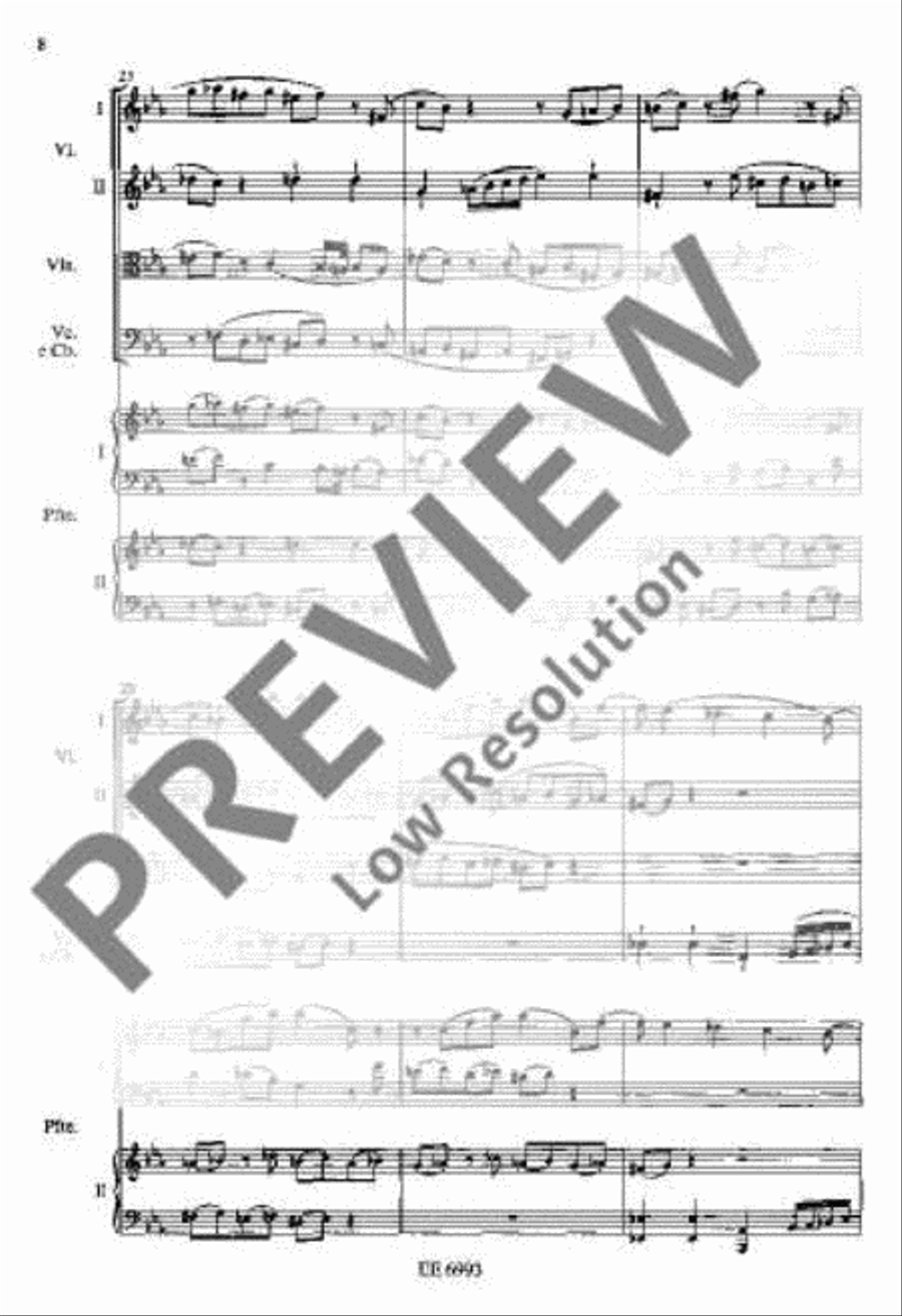 Adagio and Fugue C minor Miniature Score scores gallery preview page 21
