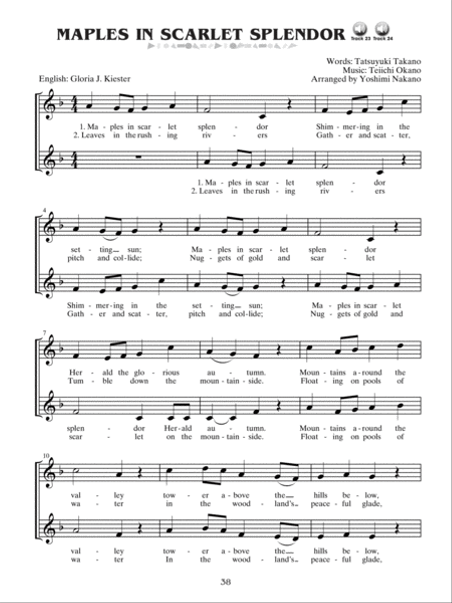 Games Children Sing . . . Japan Voice scores gallery preview page 4