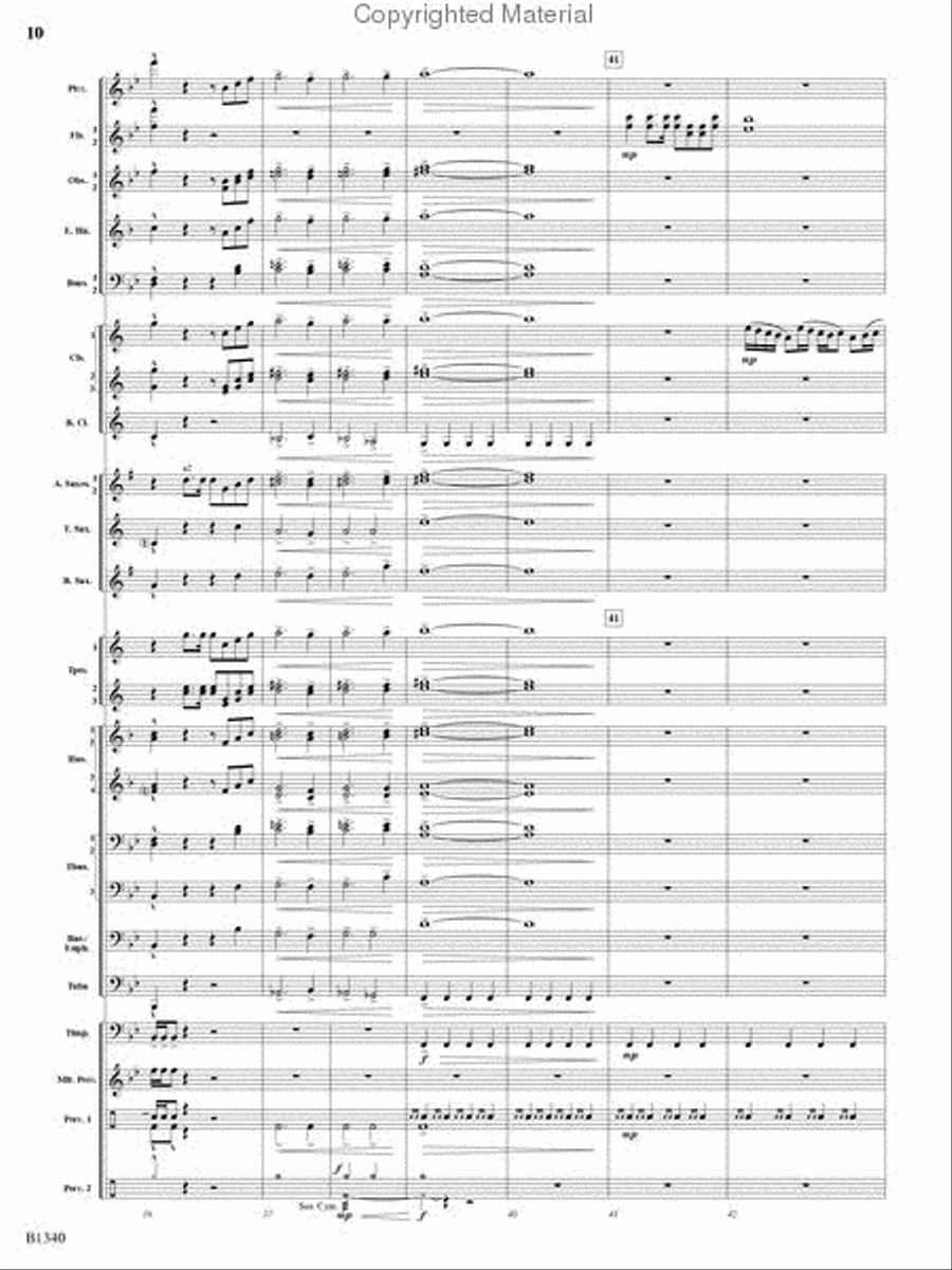 Winged Victory Concert Band scores gallery preview page 8