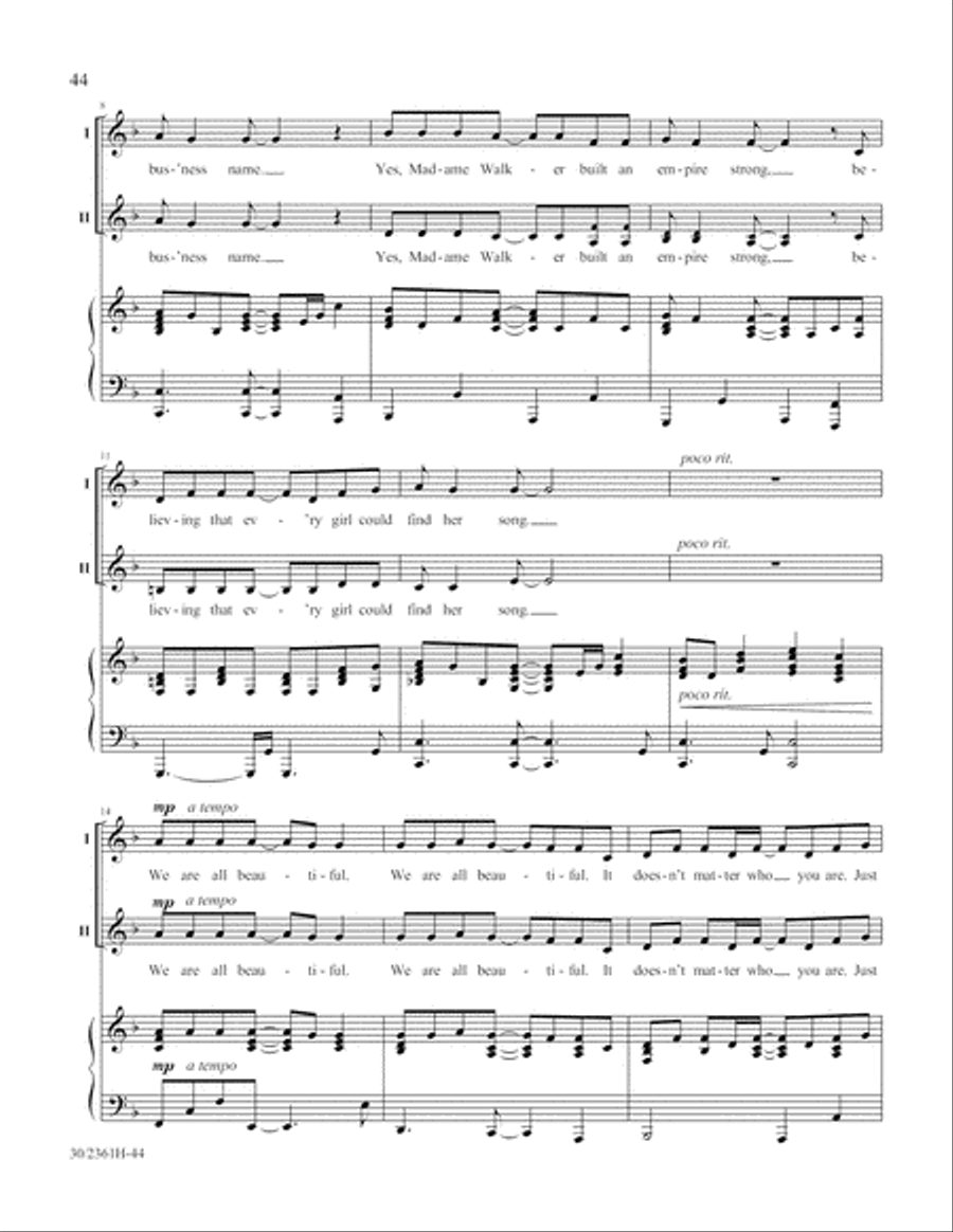 Ten Who Counted 2-Part scores gallery preview page 45