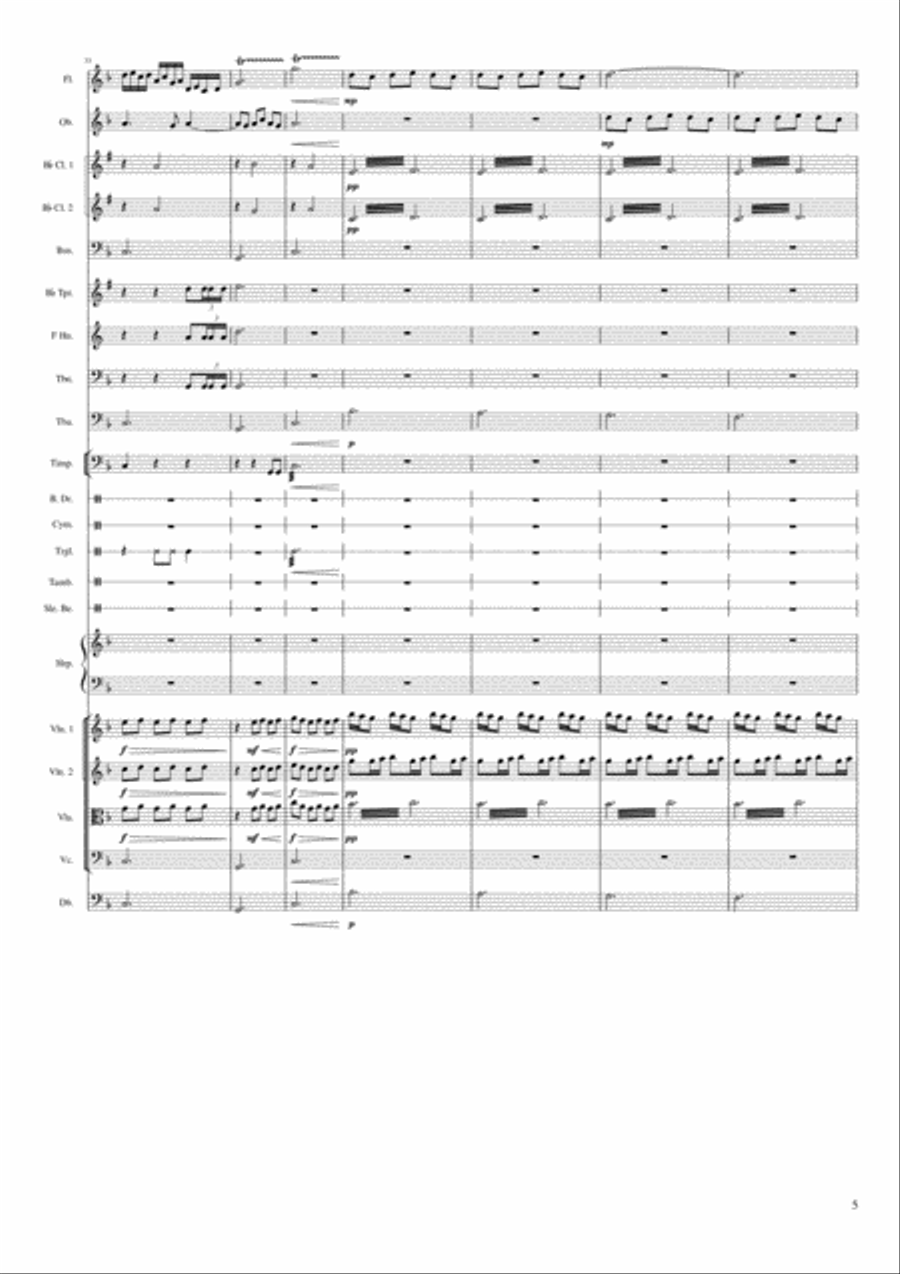 Reappearance of the Mary Celeste Reappearance of the Mary Celeste Full Orchestra scores gallery preview page 5