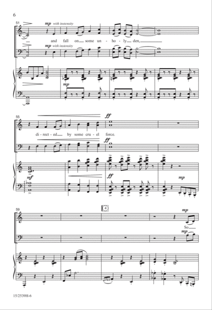 Into the Night Into the Night 4-Part scores gallery preview page 6
