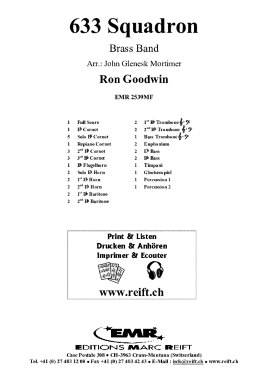 633 Squadron 633 Squadron Brass Band scores gallery preview page 2