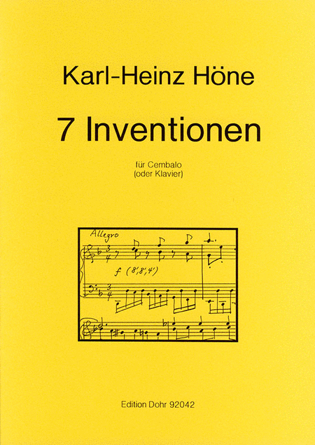 7 Inventionen für Cembalo oder Klavier (1948)