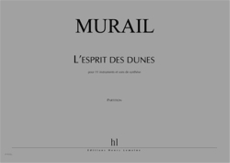 L'Esprit Des Dunes Electronic Media scores gallery preview page 1