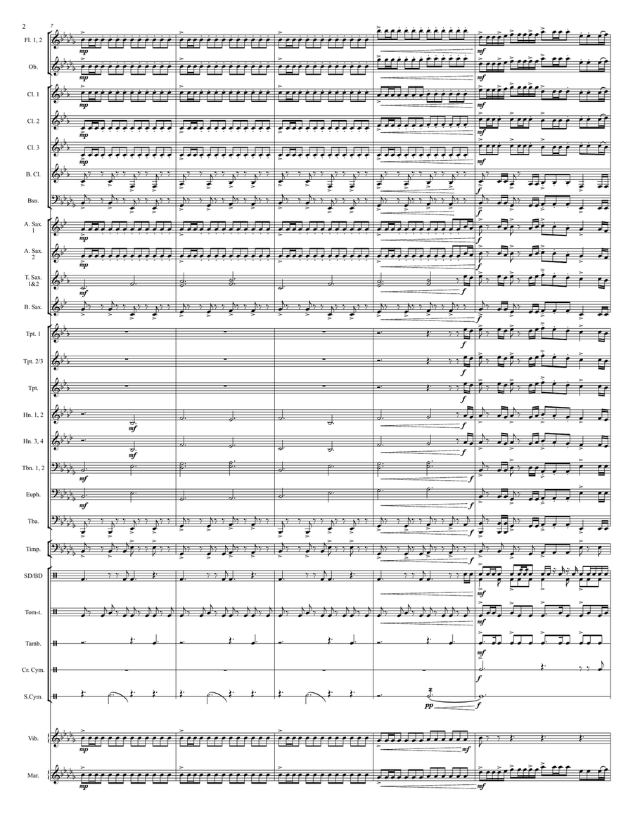 Dragonborn (skyrim Theme) Concert Band scores gallery preview page 3