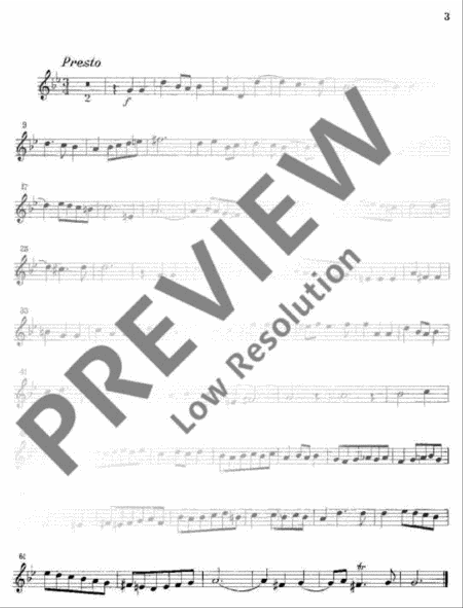 Musik am Mainzer Hof Violin scores gallery preview page 3