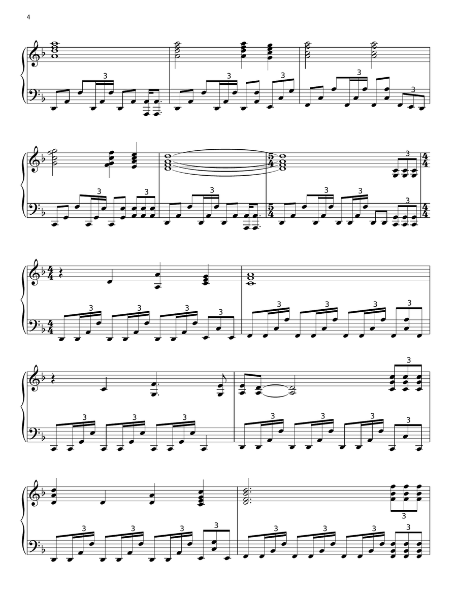 All Of Them! Piano Solo scores gallery preview page 4