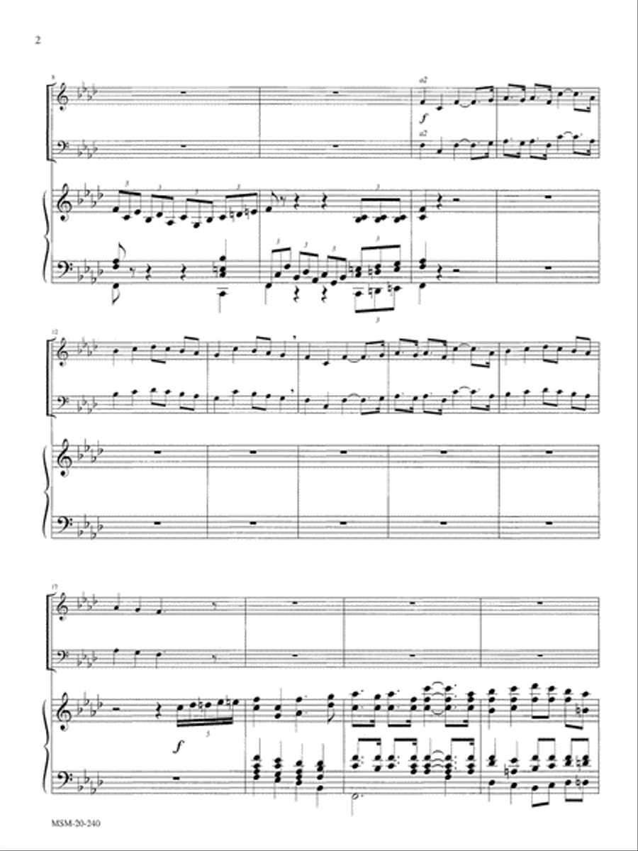 March of the Three Kings March of the Three Kings Organ scores gallery preview page 2