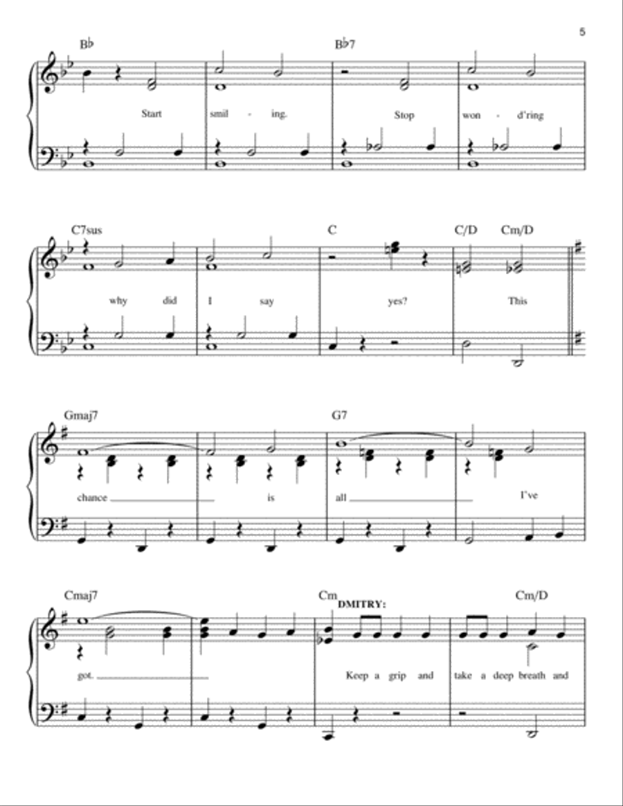 We'll Go From There Easy Piano scores gallery preview page 5