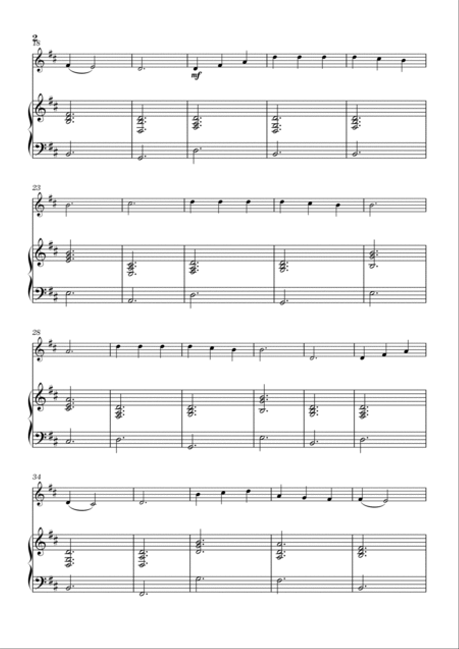 Wonderful, Merciful Savior Violin Solo scores gallery preview page 2