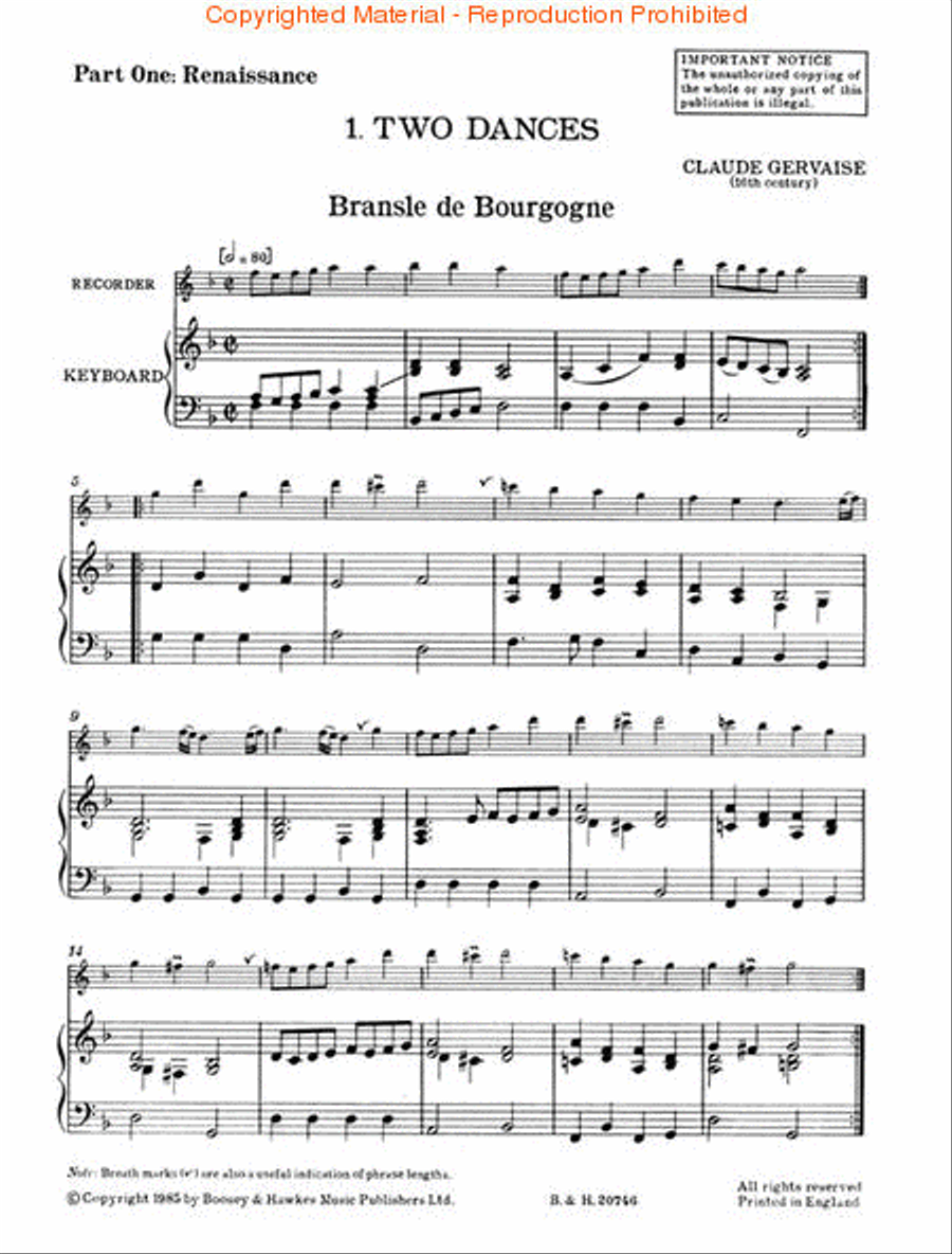 First Repertoire Pieces for Recorder Recorder scores gallery preview page 2