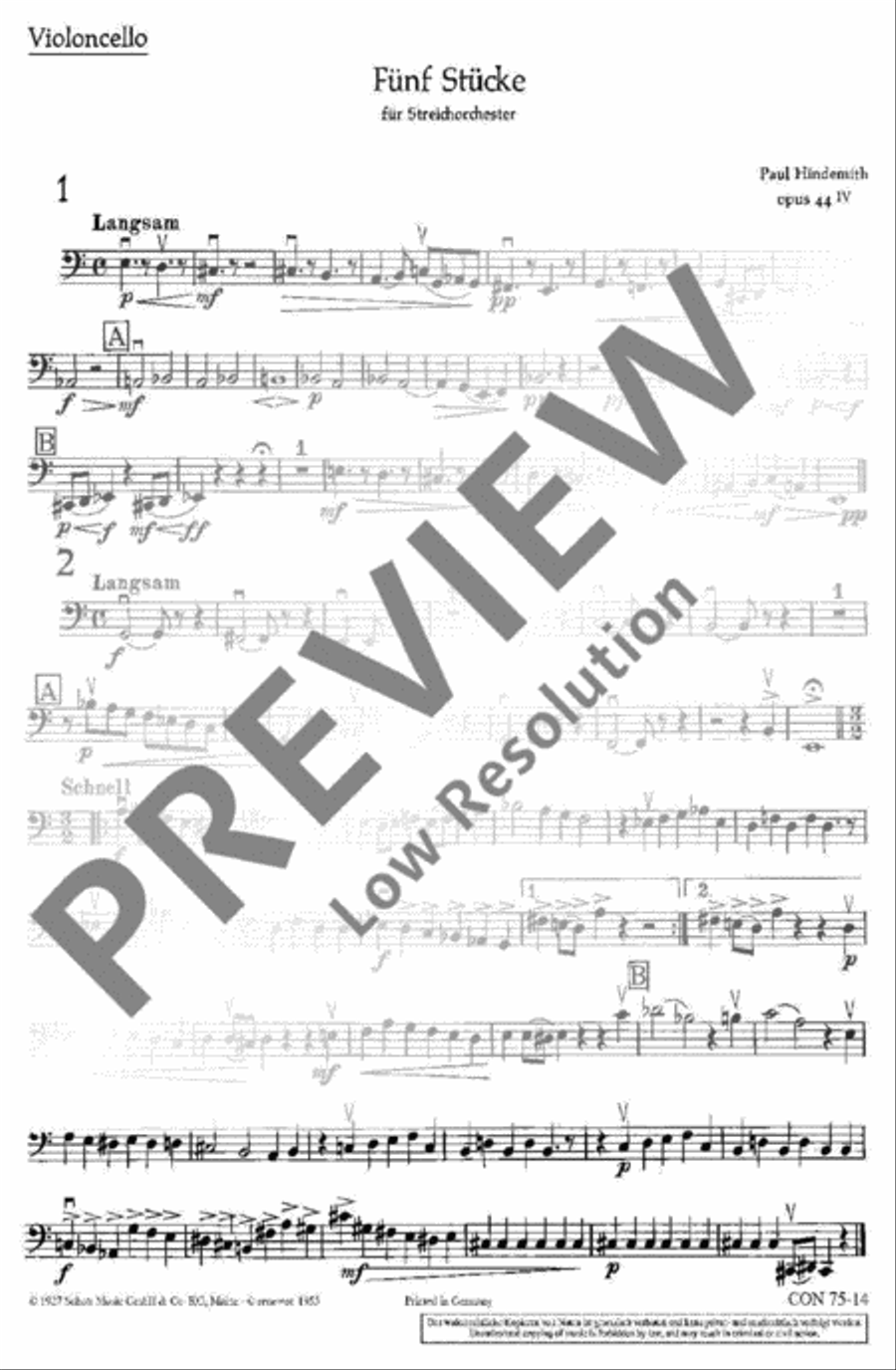 Five Pieces Five Pieces String Orchestra scores gallery preview page 19