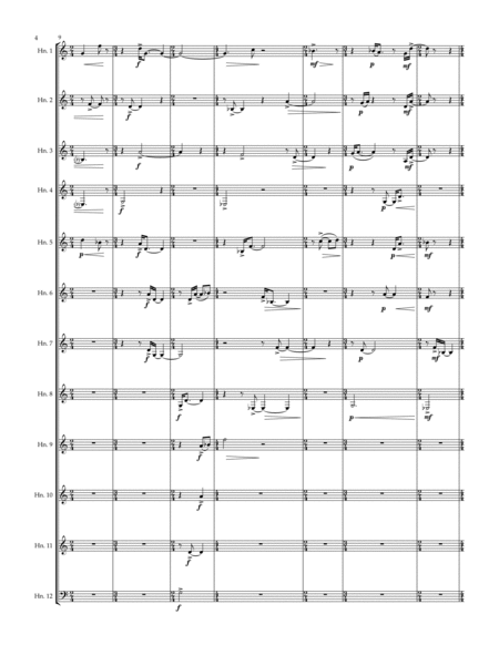 Ballad of a Wanderer - horn choir image number null