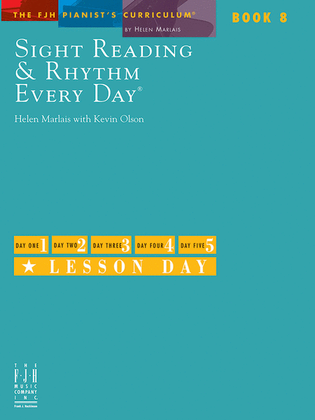 Book cover for Sight Reading & Rhythm Every Day, Book 8