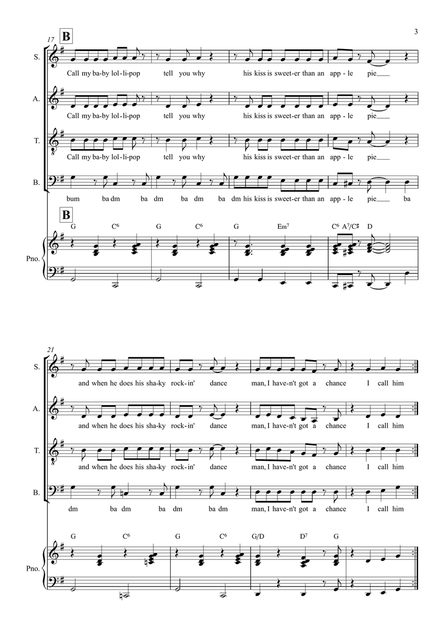 Lollipop Lollipop 4-Part scores gallery preview page 3
