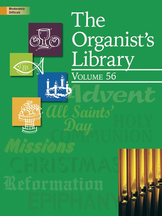 Book cover for The Organist's Library, Vol. 56