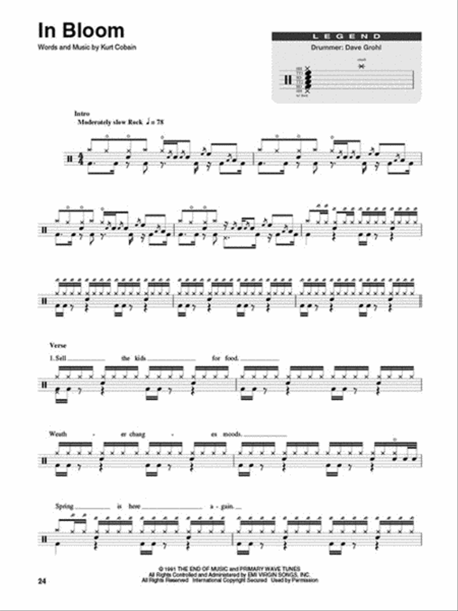 Nirvana Drums scores gallery preview page 3