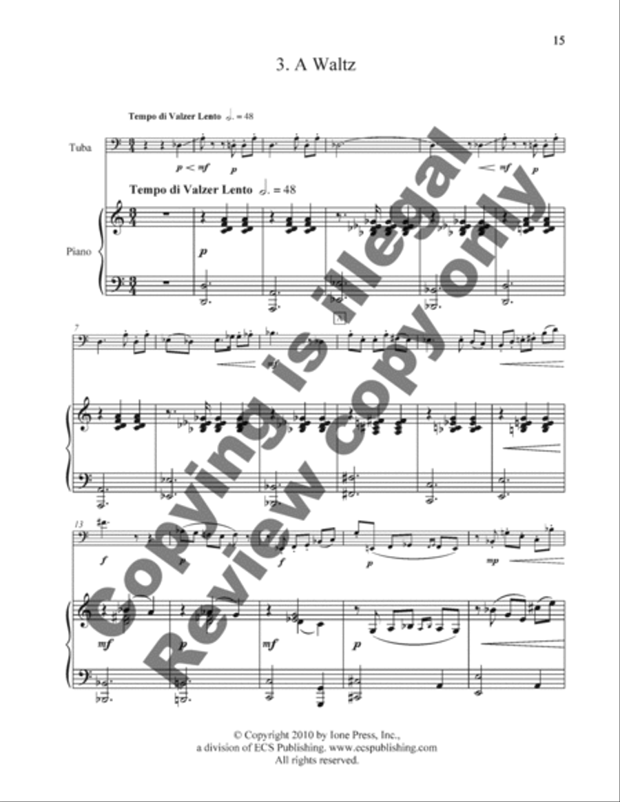 California Suite Tuba scores gallery preview page 10