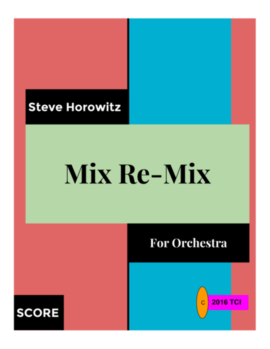 Mix Re-Mix Full Orchestra scores gallery preview page 1