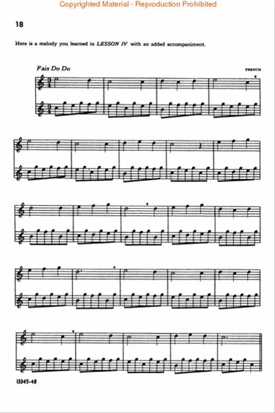 Playing the Recorder – Alto Recorder scores gallery preview page 3