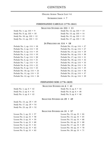 Required Studies for Classical Guitar