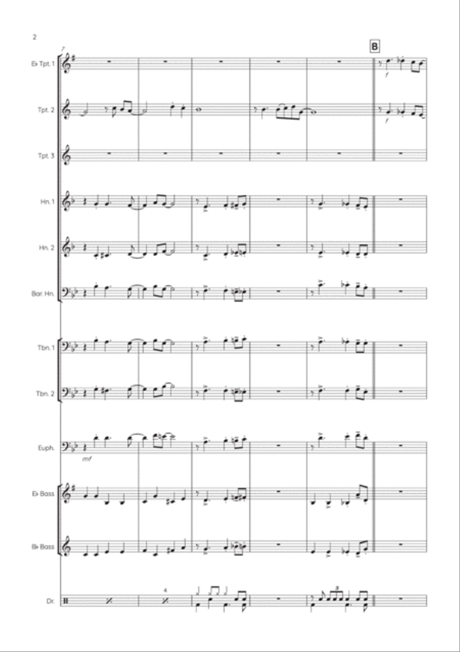 The Birth Of The Blues Brass Ensemble scores gallery preview page 3