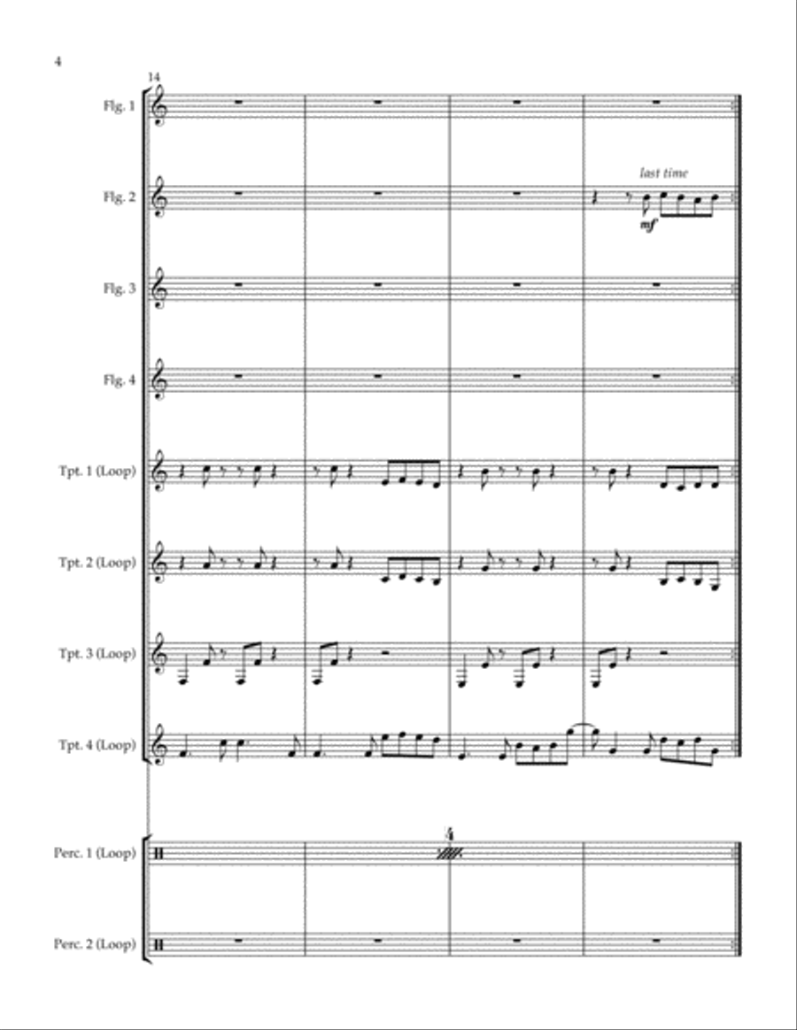 Senorita Trumpet Solo scores gallery preview page 4