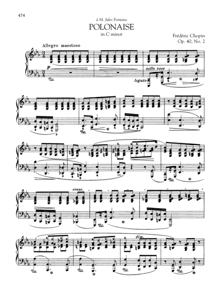 Polonaise in C minor, Op. 40, No. 2