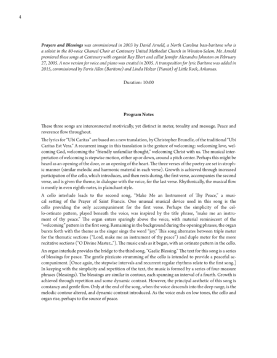 Prayers and Blessings Baritone Voice scores gallery preview page 2