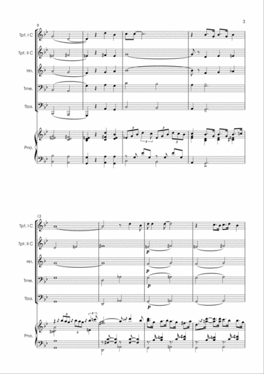 Summertime Small Ensemble scores gallery preview page 3