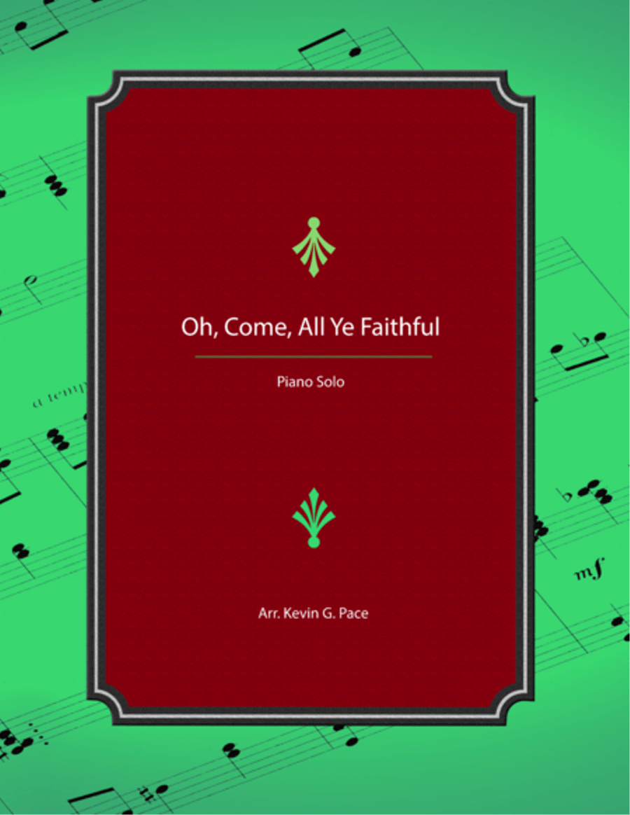 Oh, Come, All Ye Faithful - advanced piano solo Piano Solo scores gallery preview page 1