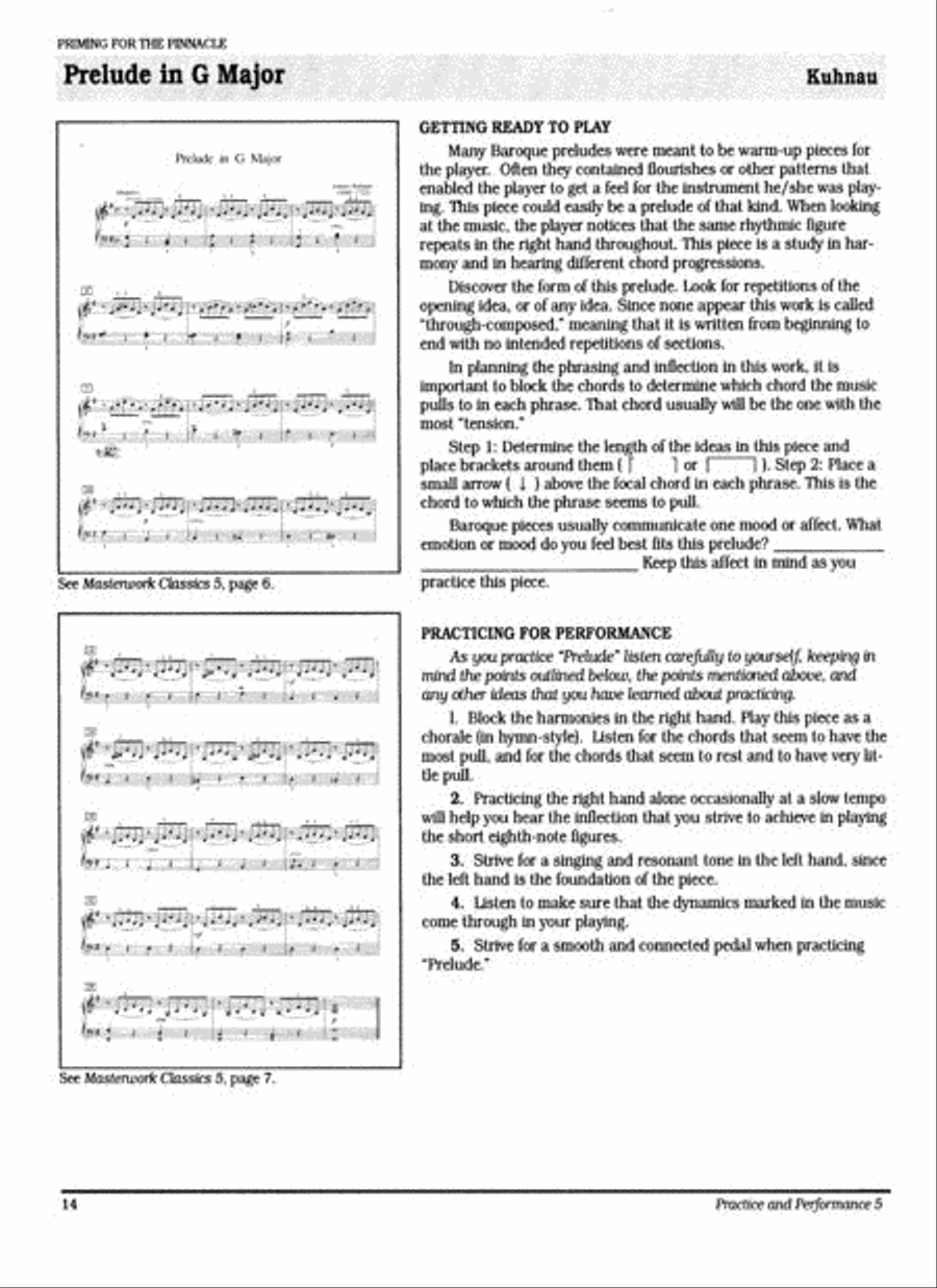 Masterwork Practice & Performance, Level 5 Piano Solo scores gallery preview page 2