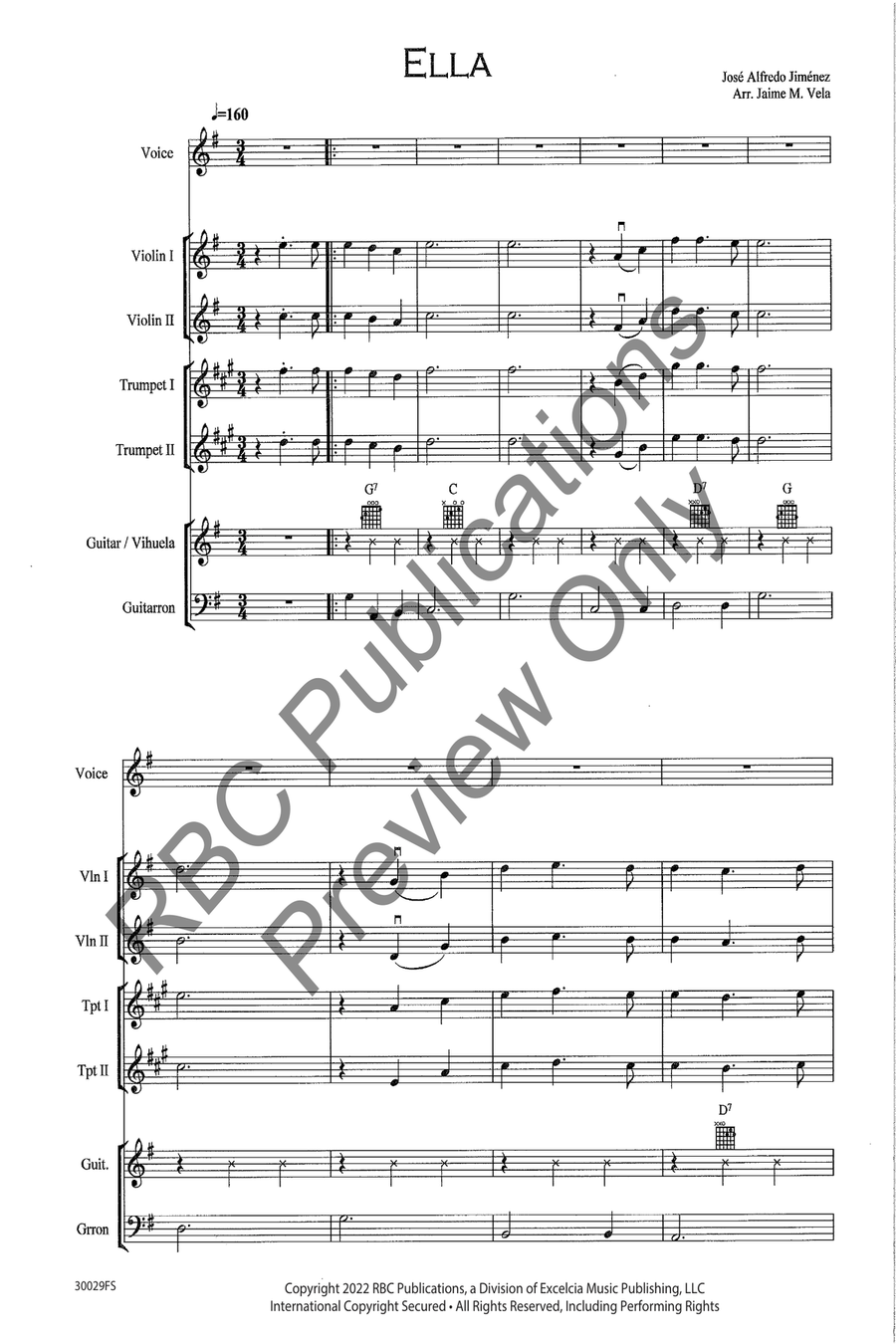 Ella Ella Voice scores gallery preview page 3