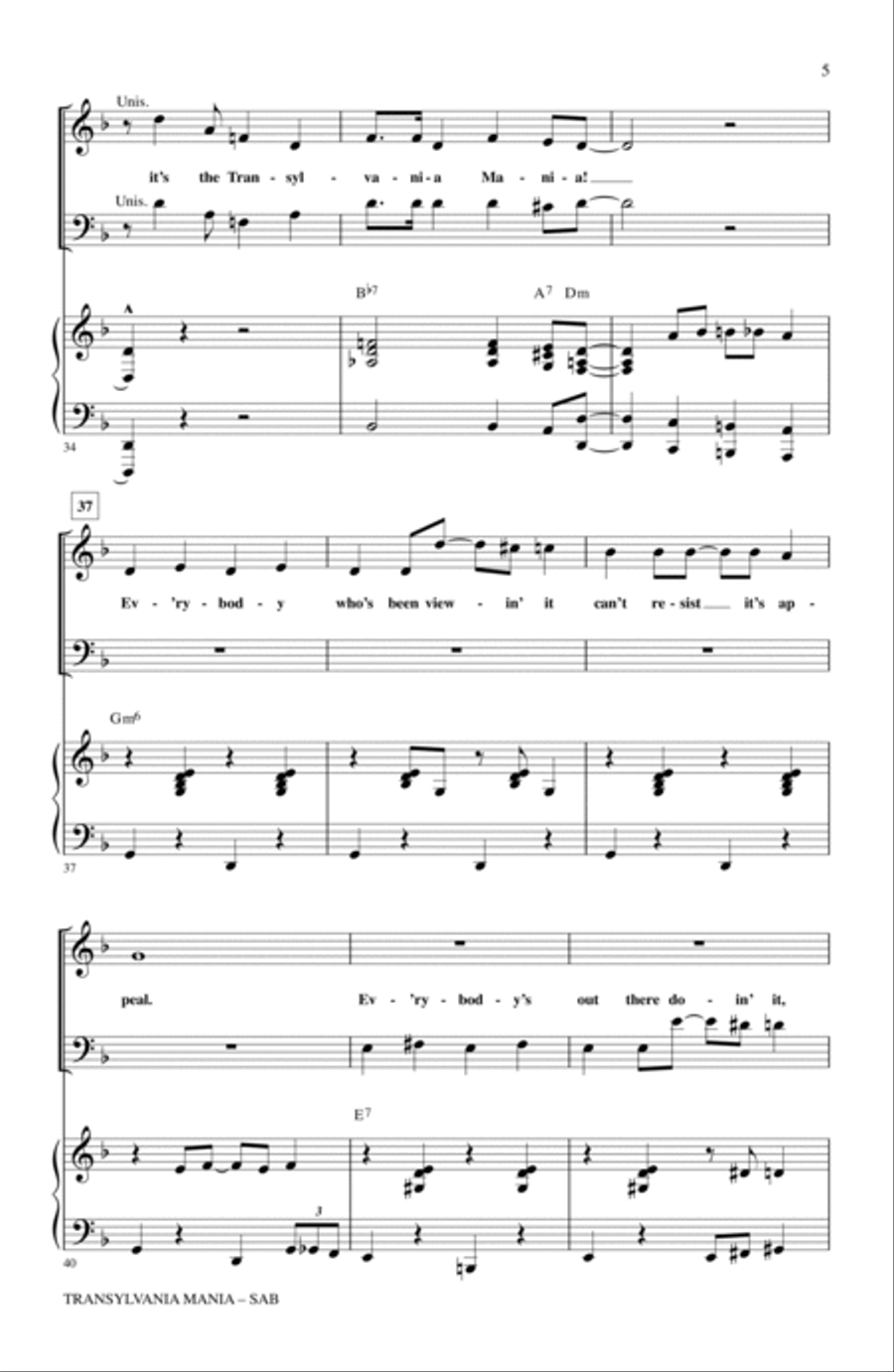 Transylvania Mania Transylvania Mania 3-Part scores gallery preview page 4