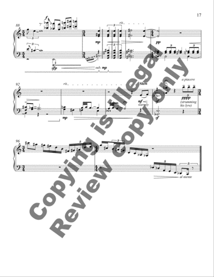 Orfeo in Asia Piano Solo scores gallery preview page 16