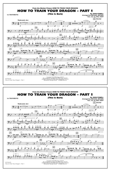 How To Train Your Dragon Part 1 - 1st Trombone