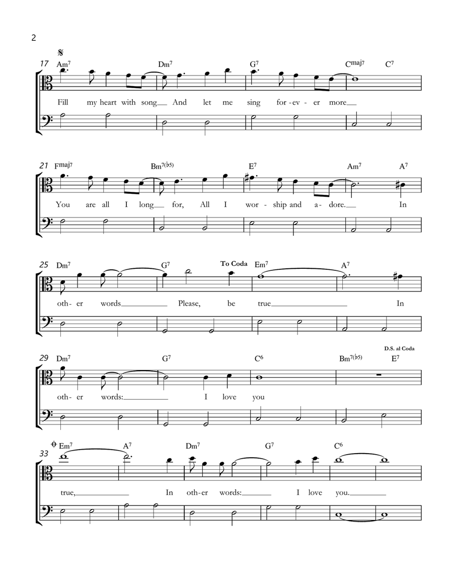 Fly Me To The Moon (In Other Words) Score and Parts scores gallery preview page 2