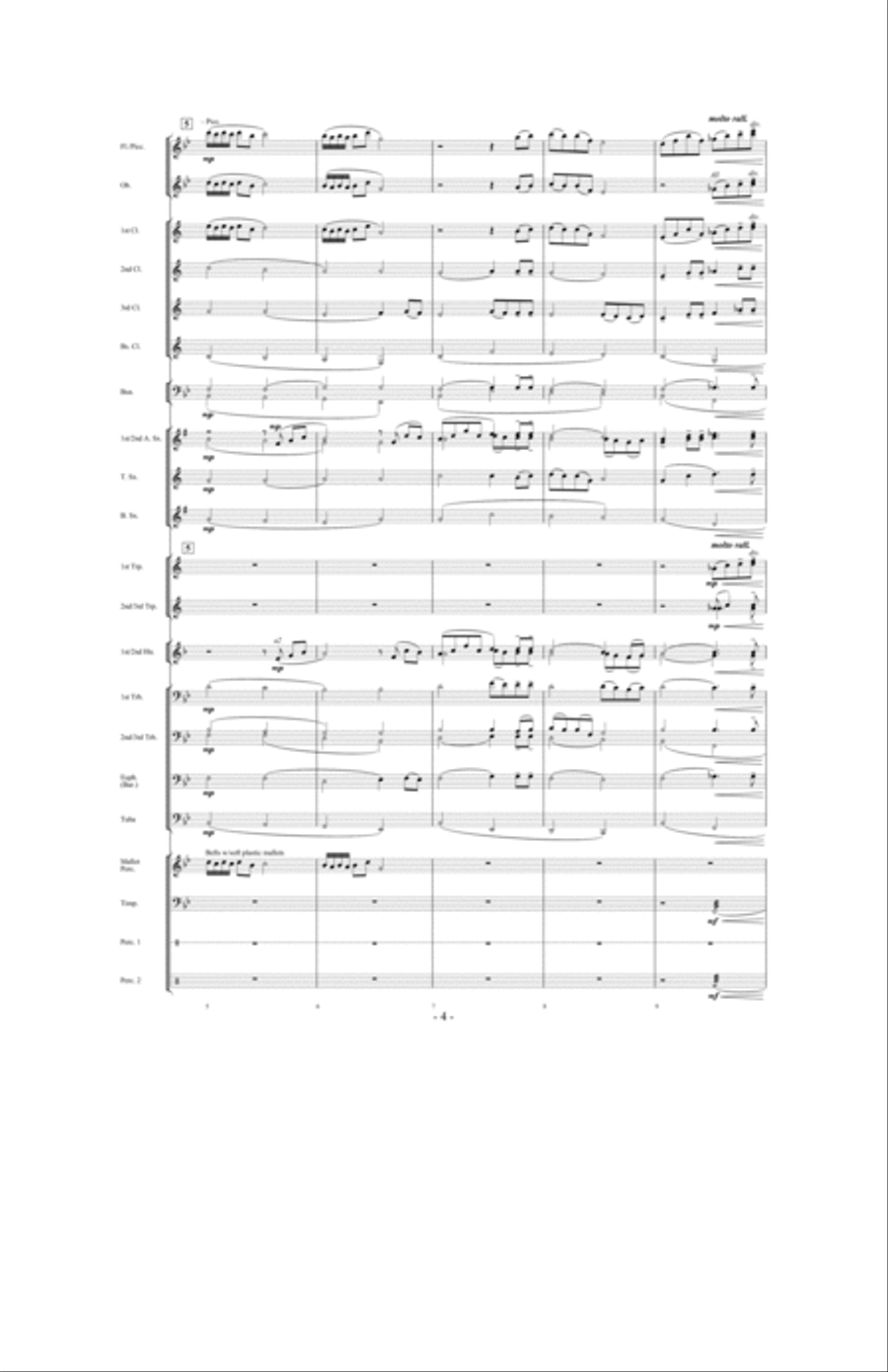Raise Your Joys And Triumphs High Concert Band scores gallery preview page 3