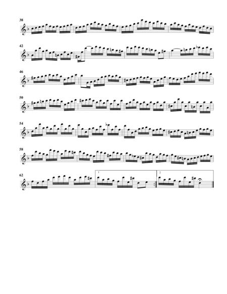 Partita, BWV 1013 (arrangement for alto recorder in F (Version in D minor))