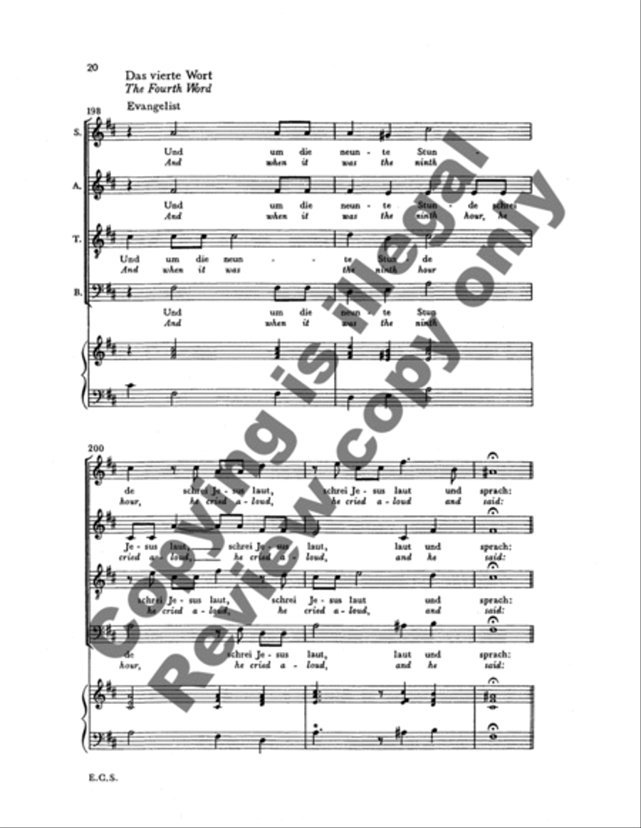 Die sieben Worte Jesu Christi am Kreuz (The Seven Last Words of Jesus Christ) SATTB scores gallery preview page 14