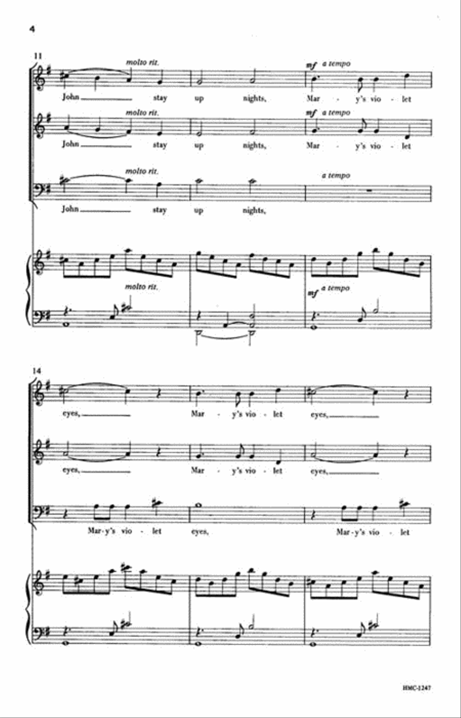 Two Mnemonic Pieces 3-Part scores gallery preview page 6