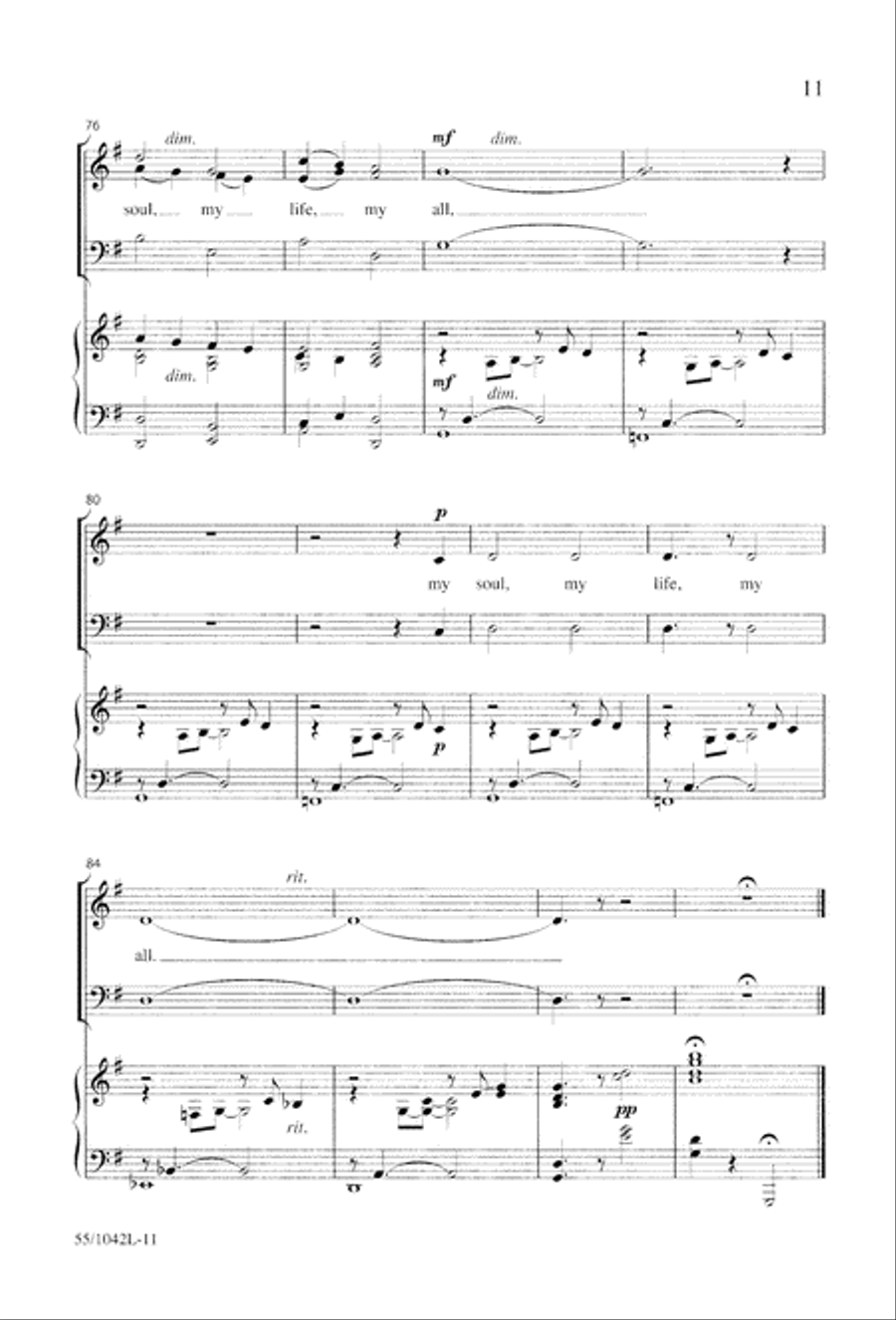 No Greater Love 3-Part scores gallery preview page 13