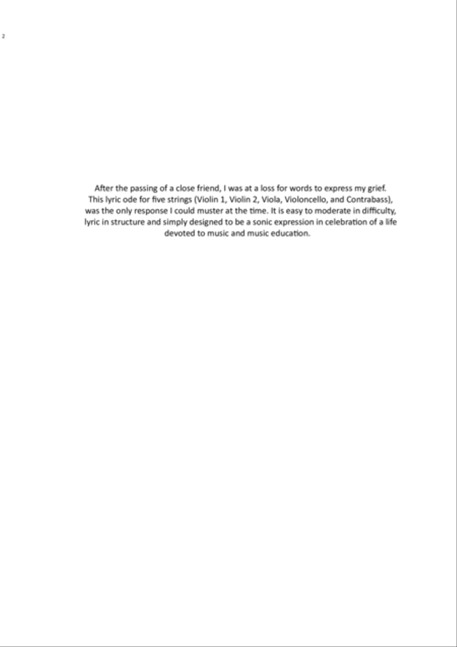 Elegy for Colleen Elegy for Colleen Set of Parts scores gallery preview page 2